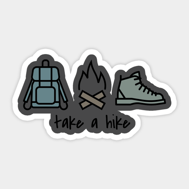 Take a Hike Sticker by nyah14